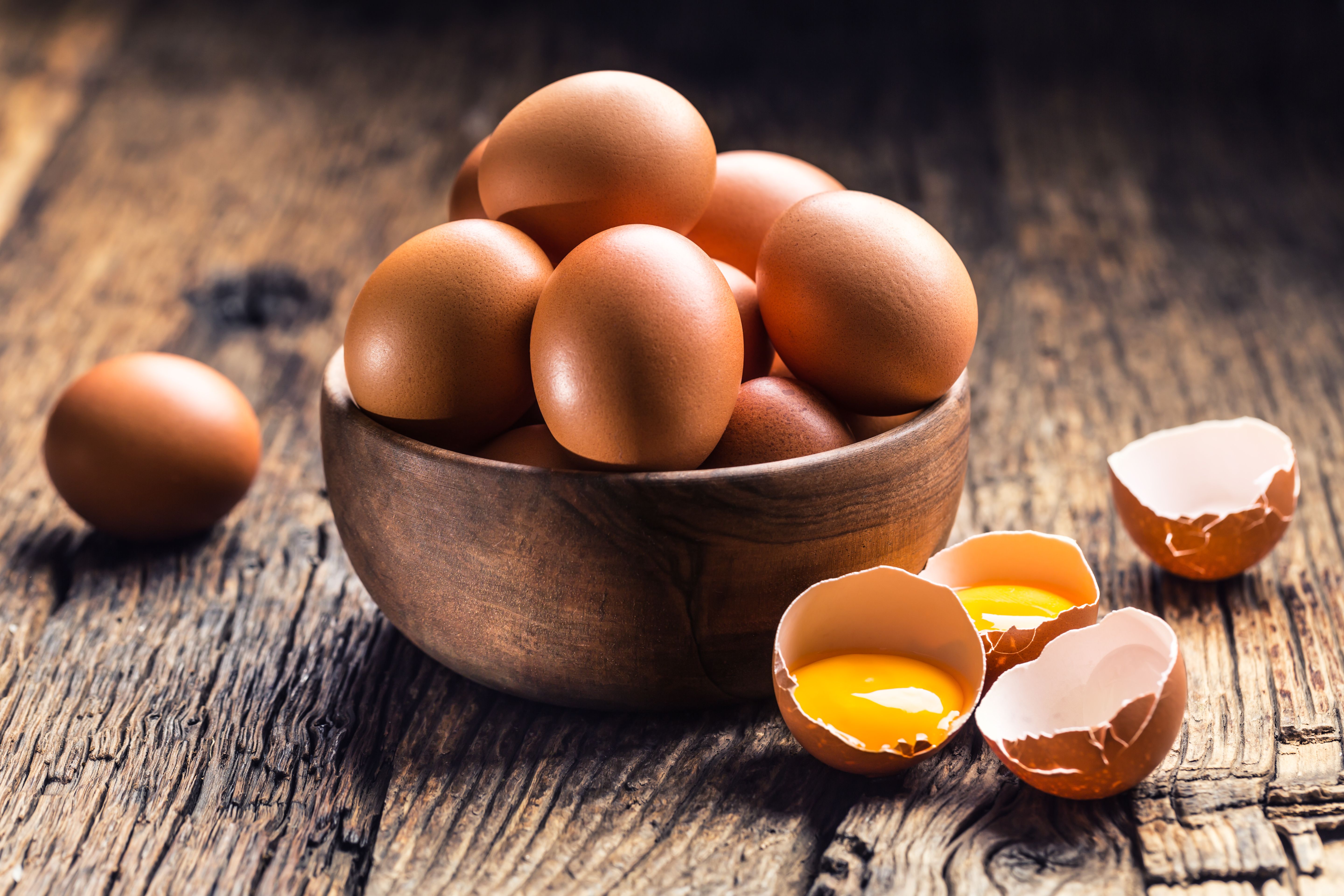 bowl of eggs