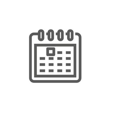 Calendar with available growing dates.