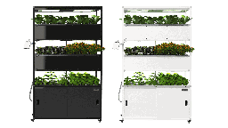 ET300-10 Triple Deck Grow Tower with 10 Gallon Reservoir